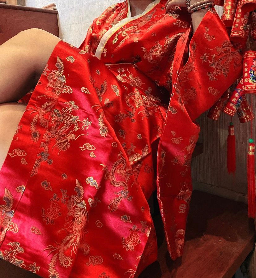 Kimono Dragón rojo