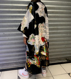Kimono Geisha Negro
