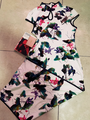 Qipao largo tela extra soft