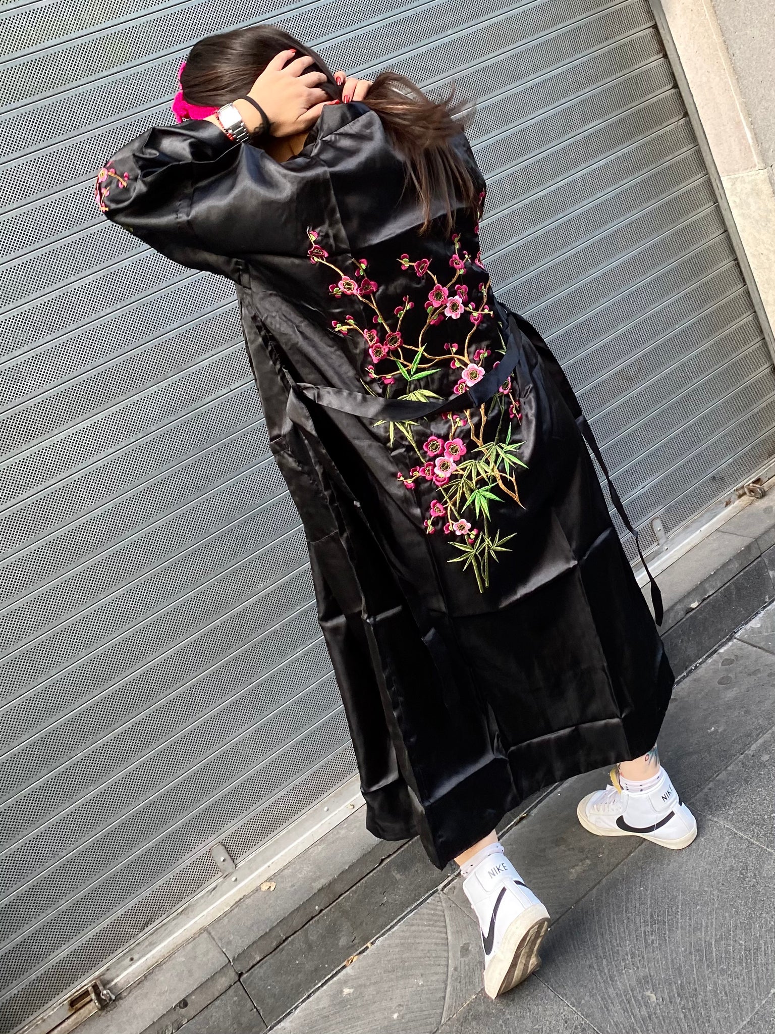 Kimono largo flor de loto