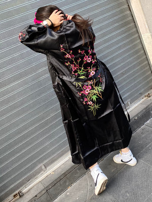 Kimono largo flor de loto