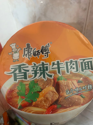 Ramen picante de res