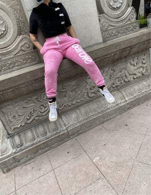 Crop top terciopelo negro