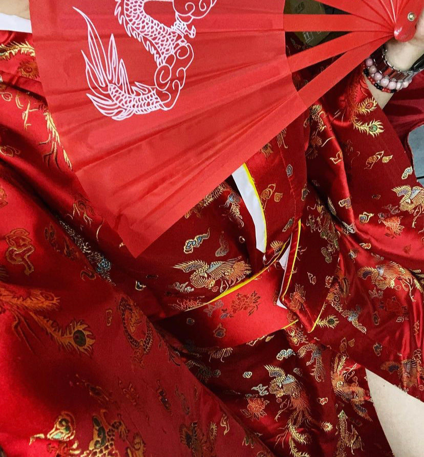 Kimono Dragón rojo