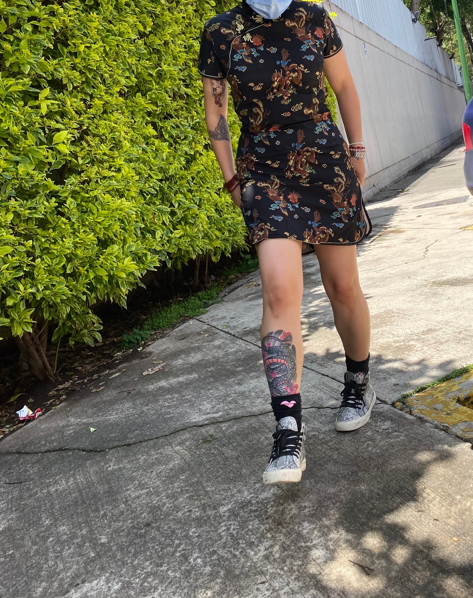 Qipao tela sencilla