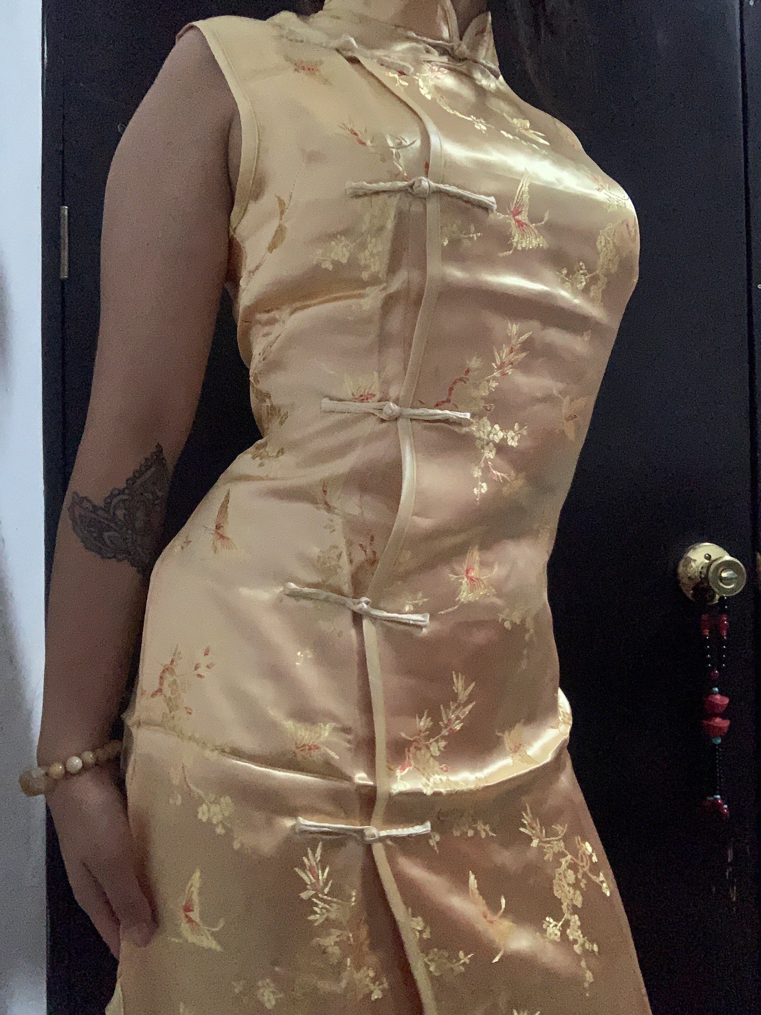 Qipao amarillo